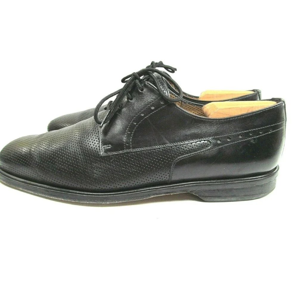 Paolo De Marco Leather Derbys Size US 10 Lace Up Made In Spain